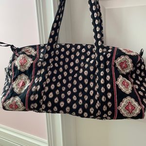Vera Bradley medium duffel bag black
